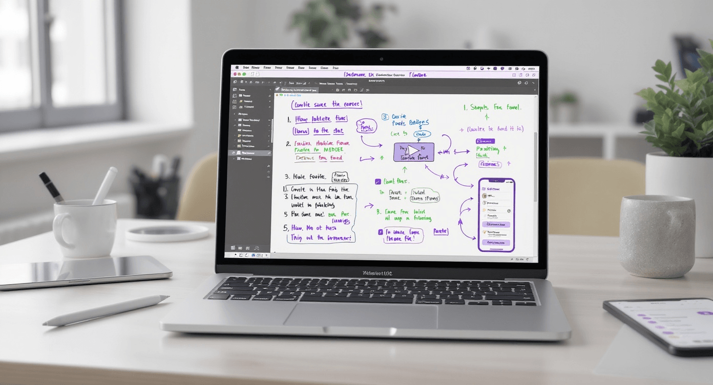 User manual design with visuals